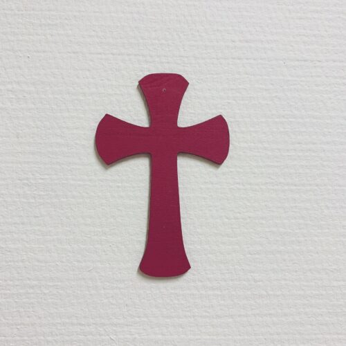 Croix Rose framboise