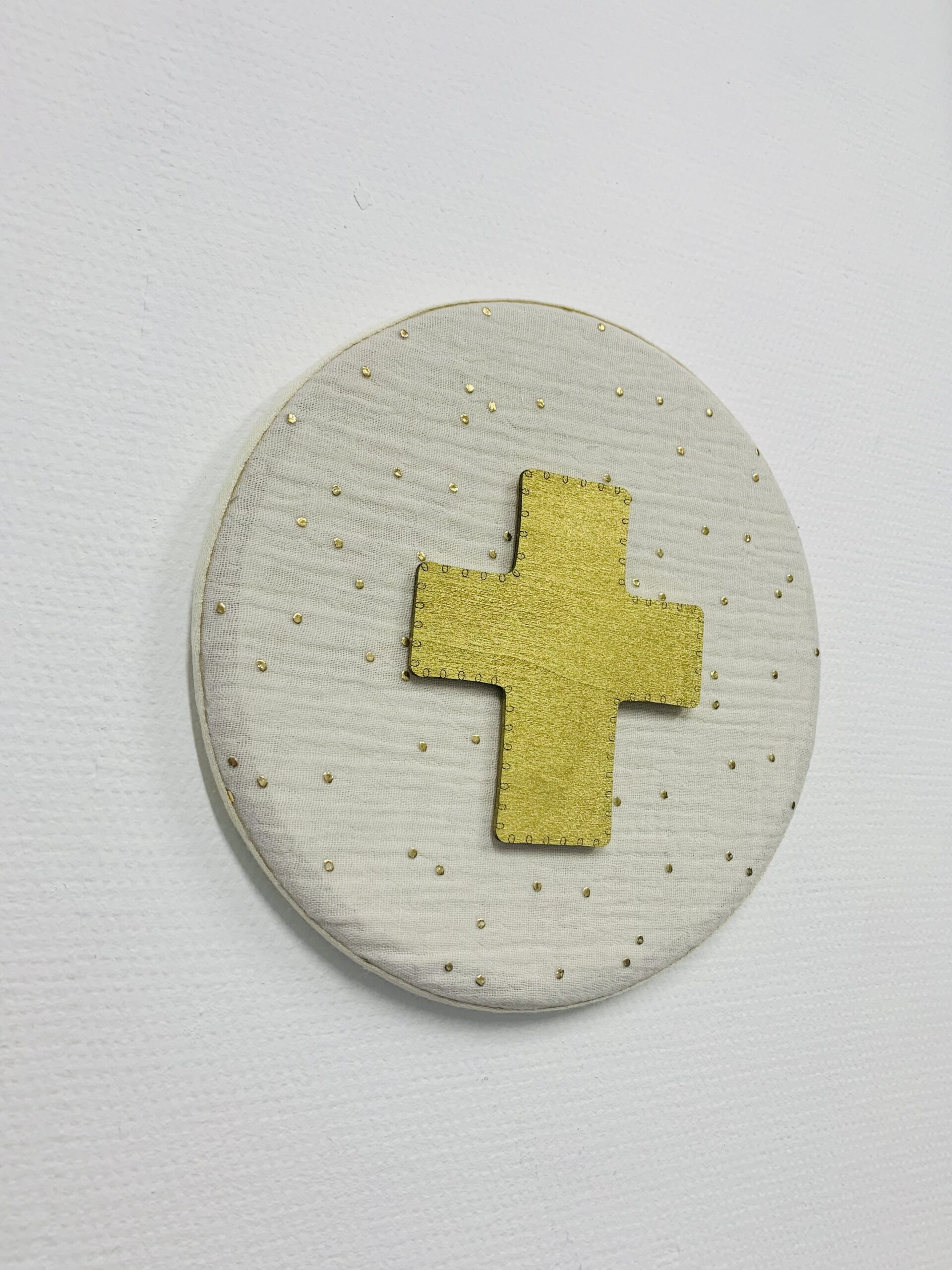 Médaillon liturgique - blanc – Image 3