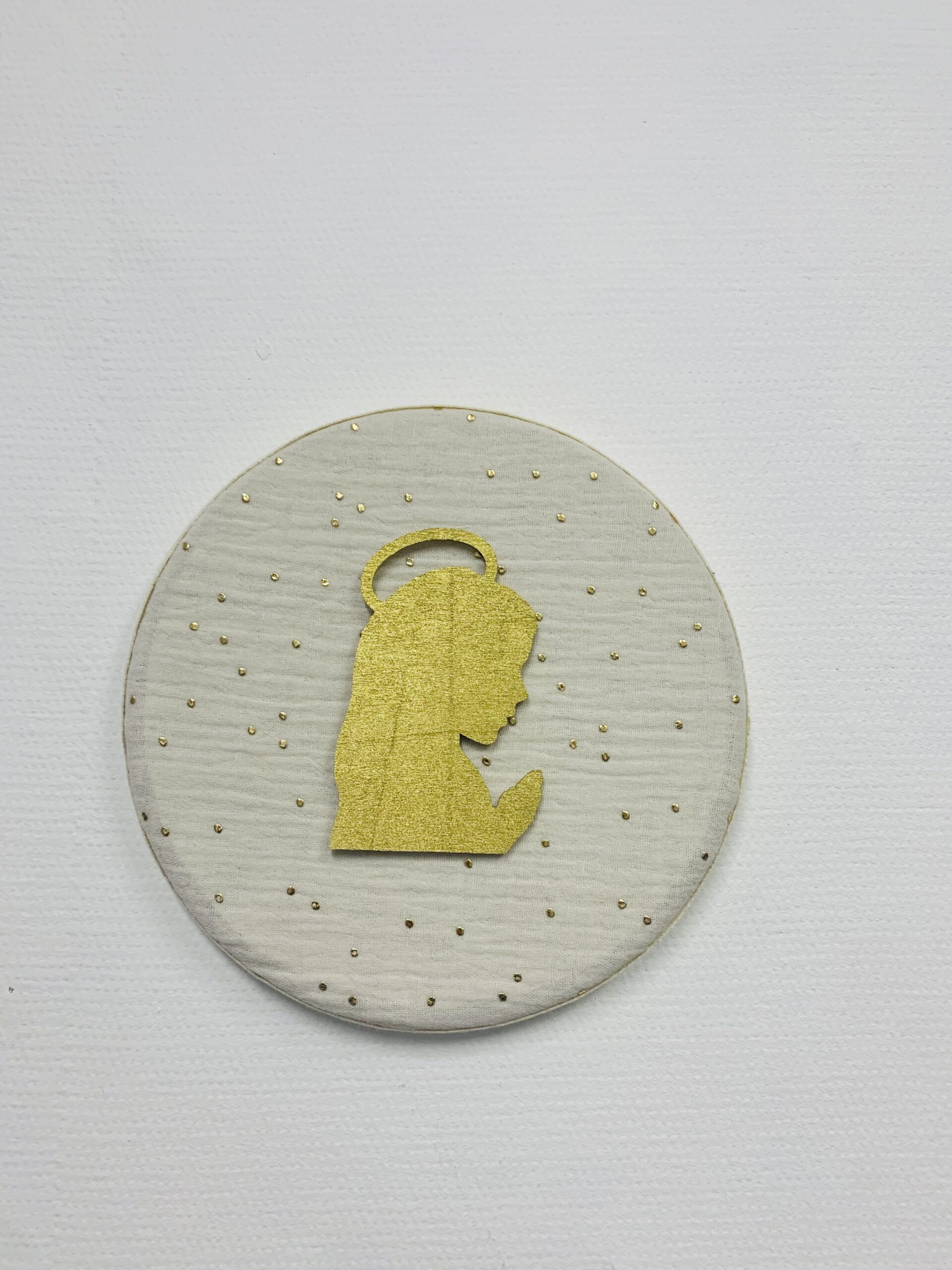 Médaillon liturgique - blanc – Image 4