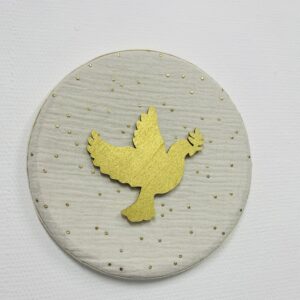 Médaillon liturgique - blanc